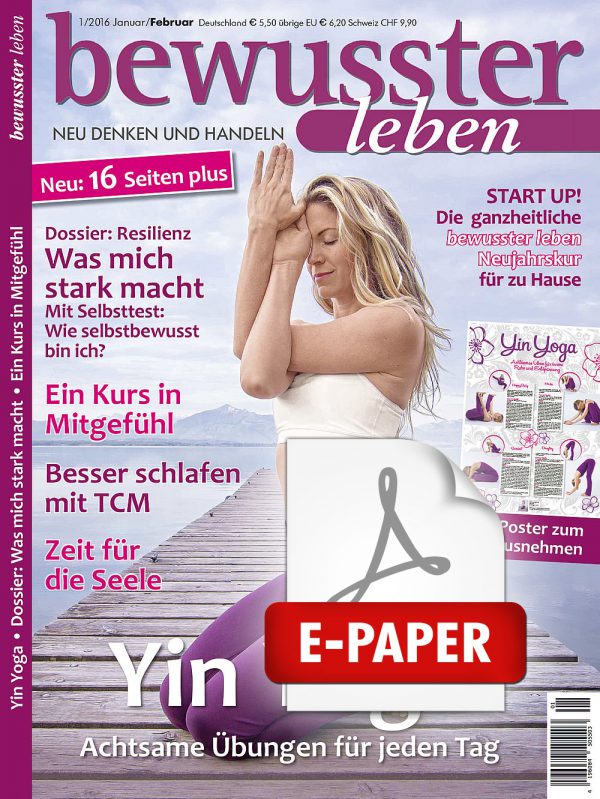bewusster leben 1/2016 e-Paper <br /> (Januar/Februar 2016)
