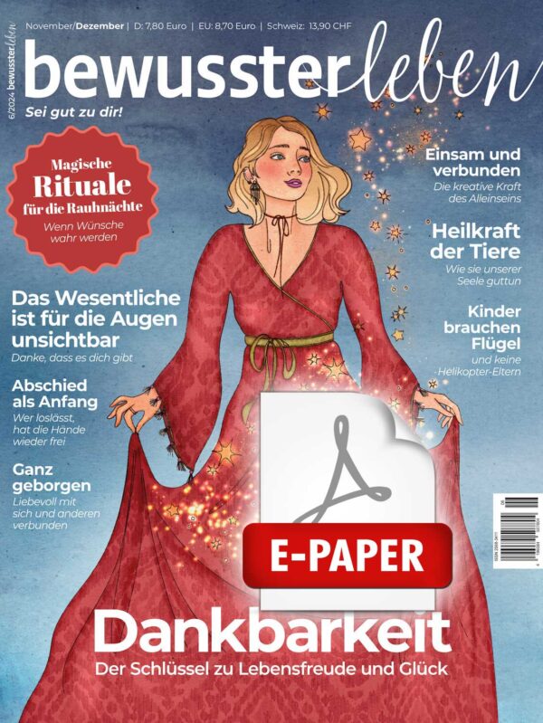 bewusster leben 6/2024 e-Paper <br /> (November/Dezember 2024)